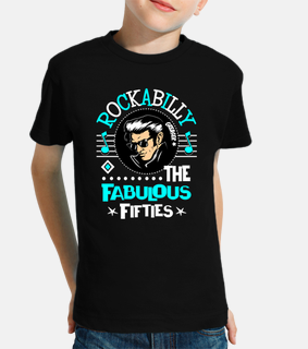 rock rockabilly music rockers retro rock and roll fabulous fifties t-shirt
