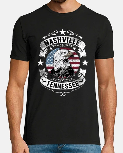 Tee-shirt rockabilly chemise pays musique nashville tennessee USA