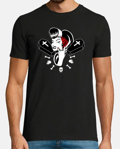 T-shirt rockabilly ragazza