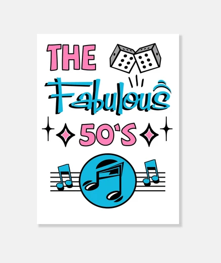 Wall rockabilly rock and roll 1950s usa rock canvas print