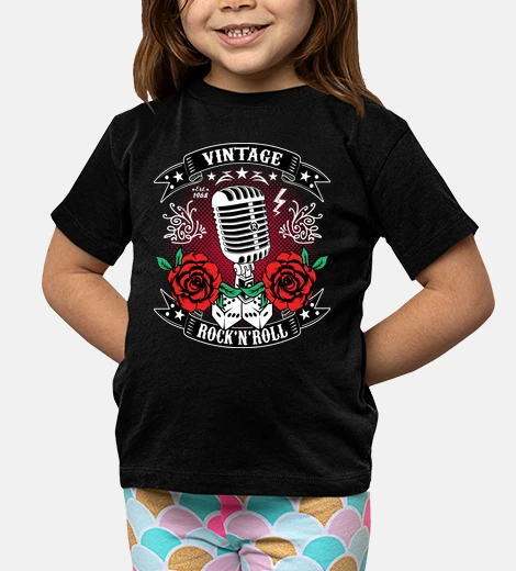 Abbigliamento rockabilly vintage 1968 rocker rock and roll microfono