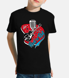 rockabilly music t-shirt doo wop retro rock n roll vintage guitar 50s microphone