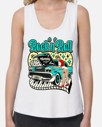 Camiseta rockabilly pin up girl rockers