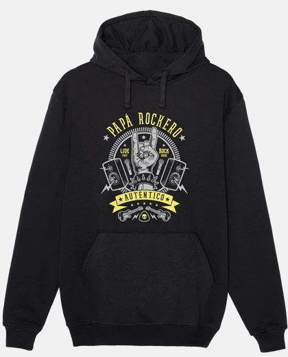 Hoodie rocker dad