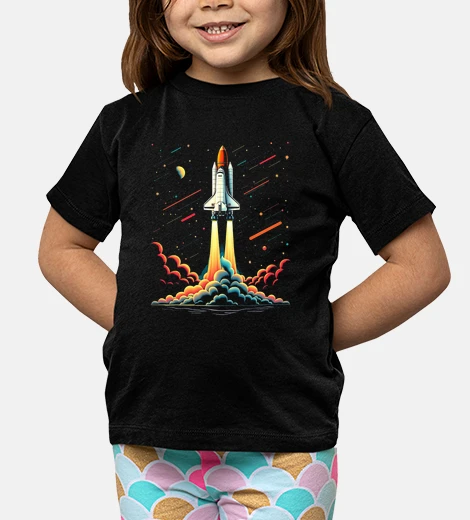 Kids Rocket Start In Space