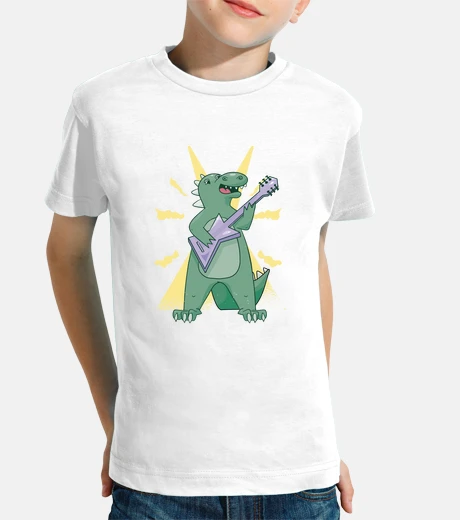 Kids Rockstar Dinosaur GuitarPlayer