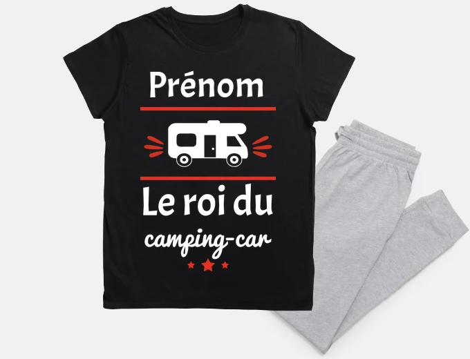 Pyjama Roi du camping-car,camping-cariste