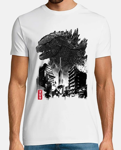 Tee-shirt roi kaiyu sumi-e