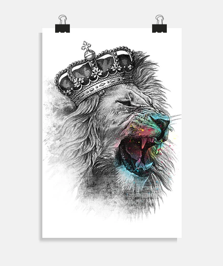 Poster Roi lion