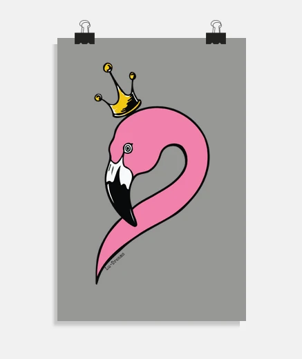 Poster roi rose