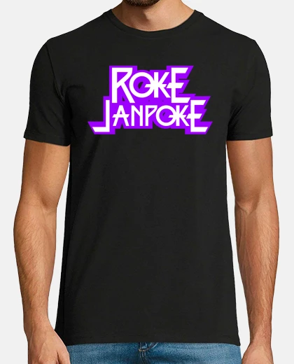 Tee-shirt roke janpoke rock logo 2