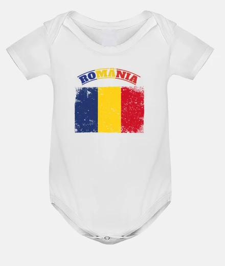 Kids romania jersey flag supporter jo bodysuit baby onesie cut