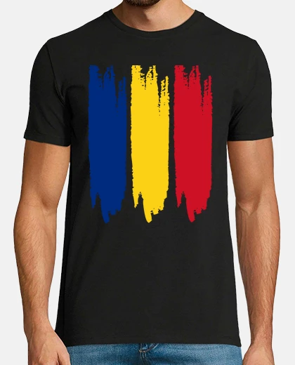 T-shirt romania verticale
