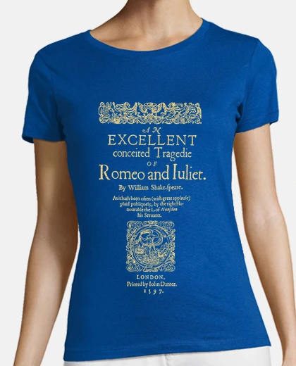 Playera Romeo and Juliet, 1597 (dark Tees)