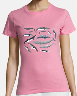 Ronda de ballenas camiseta