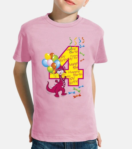 Kids room compleanno number 4 bambina