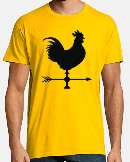 Playera rooster weather vane