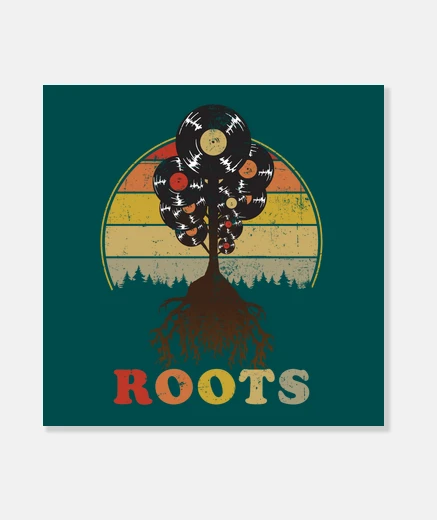 Lienzo Roots Musica