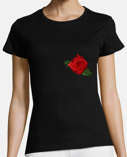 Camiseta Rosa de origami