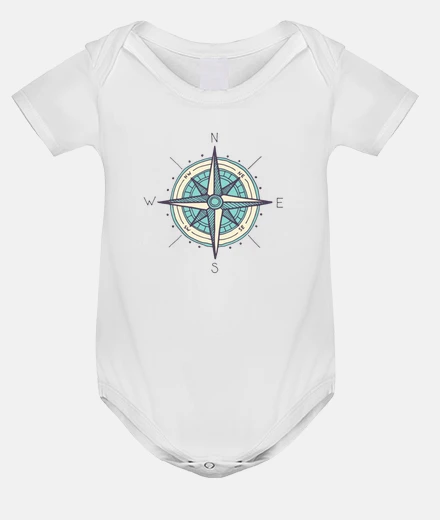 Abbigliamento rosa dei venti barca bussola body bebè tutina marinaio navy