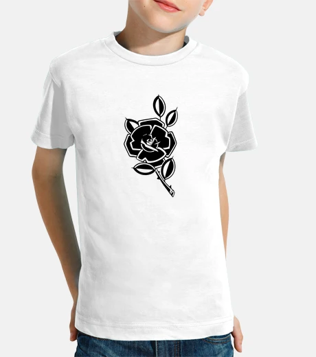 Abbigliamento rosa floreale vecchia scuola in bianco 