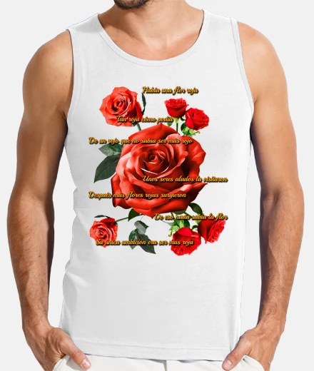 Rosas Rojas tirantes hombre