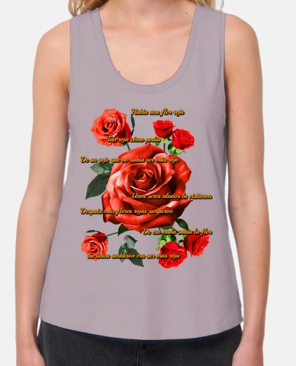 Rosas Rojas Tirantes mujer