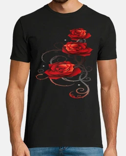 Playeras con discount rosas para hombre