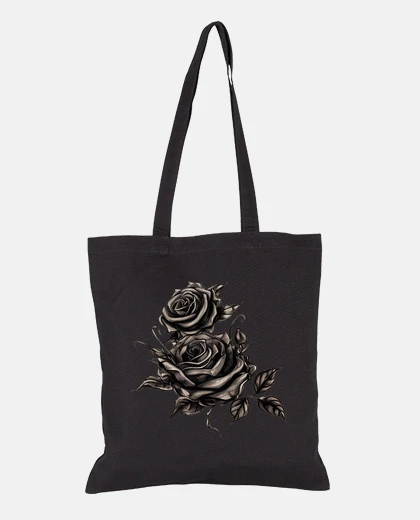 Borsa rose tatuaggio retrò vintage , gotico, borsa da donna