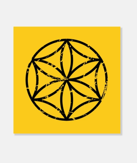 Stampa rosetta hexafolia