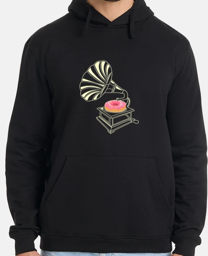 Sudadera rosquilla de gramófono