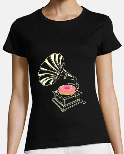 Playera rosquilla de gramófono