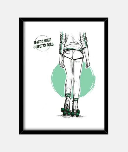 Quadro rotolo pantaloncini