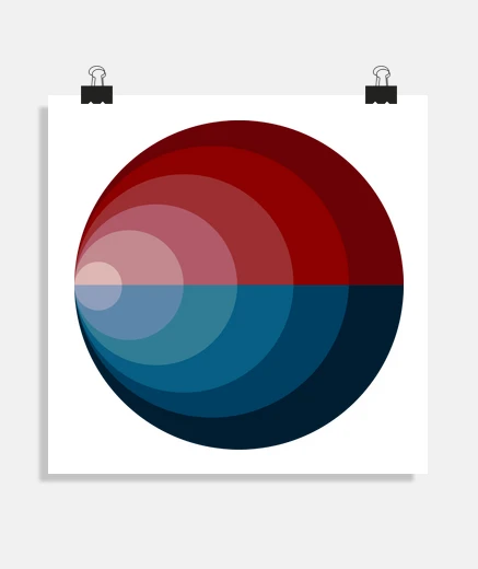 Poster rotondo alba