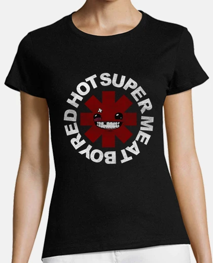 Tee-shirt rouge chaud super meat boy