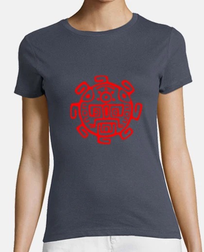 Tee-shirt rouge tribal