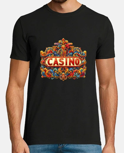 T-shirt roulette del poker del casinò