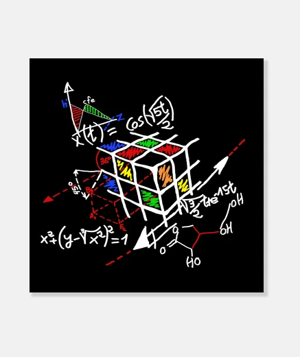 Wall rubik outline