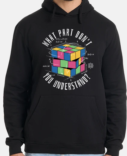 Hoodie rubik s magic cube solution vintage