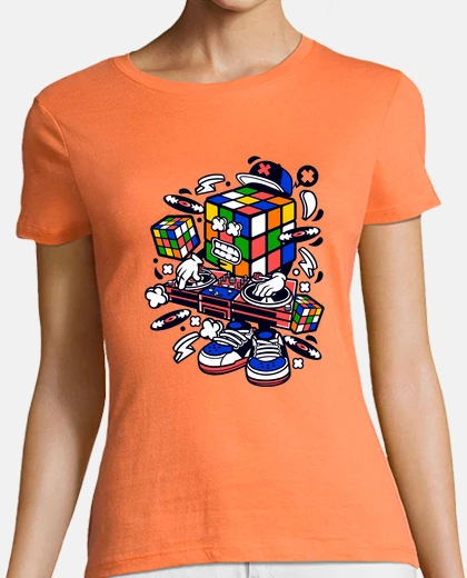 Tee-shirt rubik39s cube dj