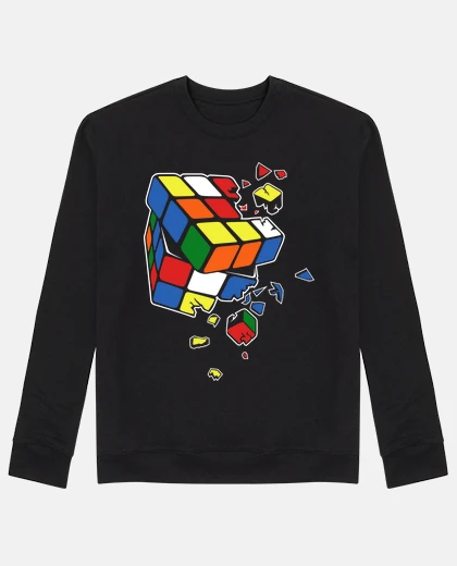 Hoodie rubik39s cube explosion