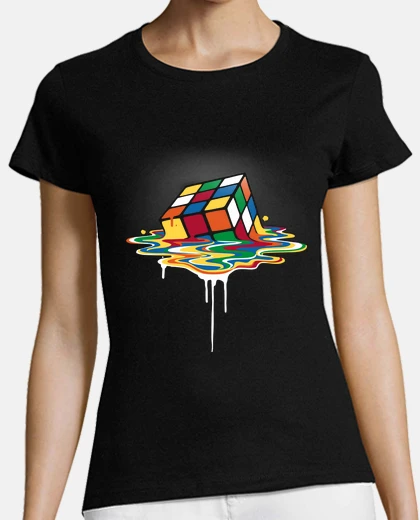 Tee-shirt Rubik39s cube fondu