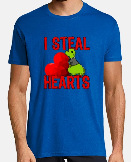 T-shirt rubo cuori san valentino divertente