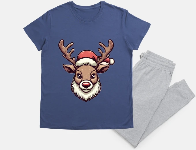 Pijama rudolf el reno navidad
