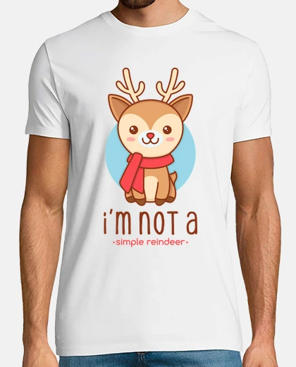T-shirt rudolf reindeer cute kawaii design