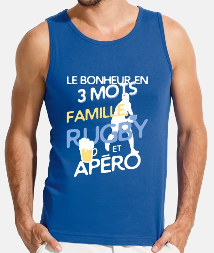 Tee-shirt Rugby - famille - apéro