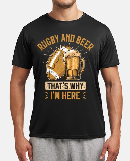 T-shirt Rugby and Beer Rugby Player Gift