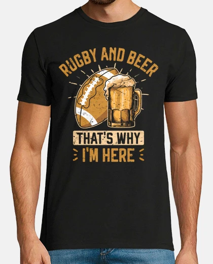 T-shirt Rugby and Beer Rugby Player Gift