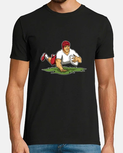T-shirt Rugby Ball Player For Fans Rugby
