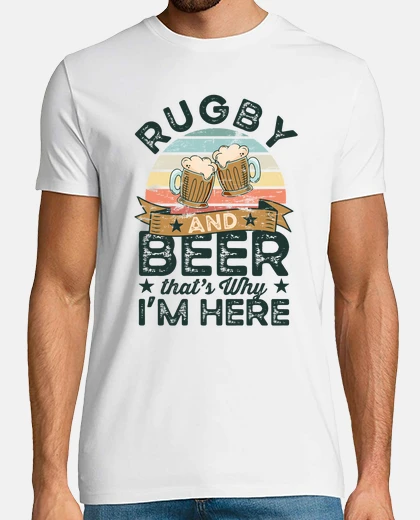 T-shirt rugby e birra ecco perché sono qui dive